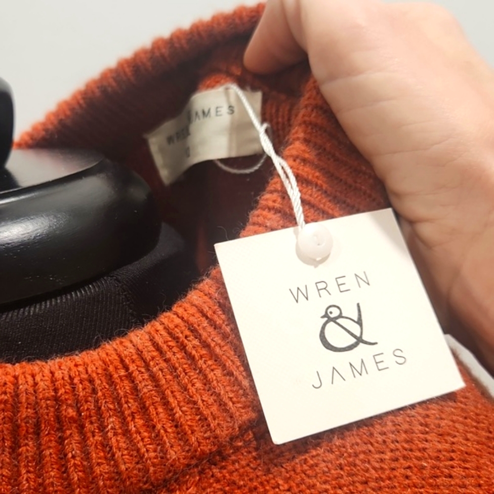 Vintage Orange Knit Cardigan - Picture 5 of 5